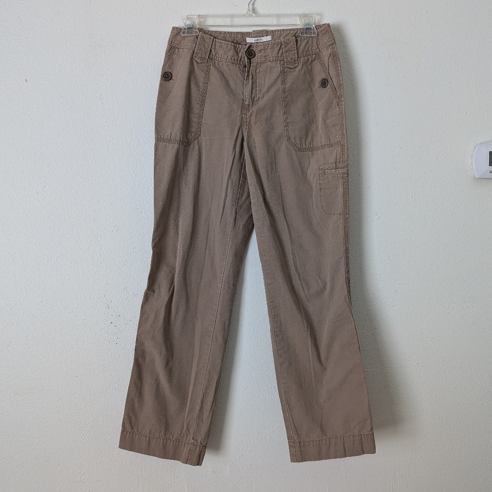 Y2K Merona Tan Pants, Light Brown, Utility Pockets